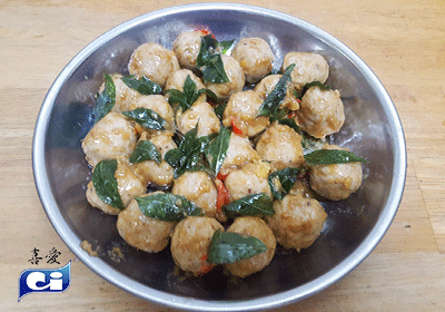 CI Food Salted Egg Meatballs